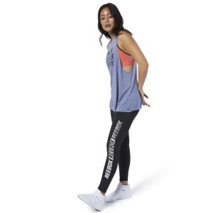 Reebok Studio Muscle Muskelshirt Damen - Indigo - DE 460-VGK